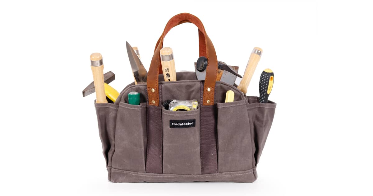 Tool Bag Waxed Canvas | Trade Tested NZ