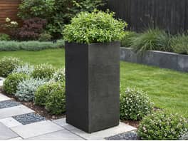 Alto Fiberstone Planter Black 128L