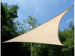 Shade Sail Triangular Waterproof 280gsm 3.6m Beige