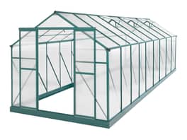 Evergreen Greenhouse 8ft x 21ft Green 6mm