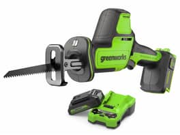 Greenworks 24V Compact Reciprocating Saw 2.0Ah Kit
