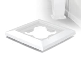 Lechuza Cubico 30 Coaster - White