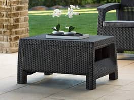 Keter Corfu Coffee Table Charcoal