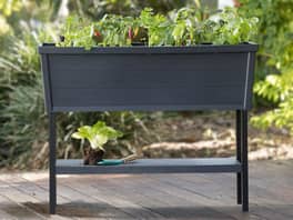 Keter Alfresco Raised Planter Bed 105L Charcoal