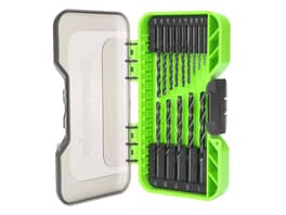 Greenworks Black Oxide Drill Bit Set 14 Piece