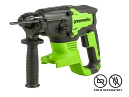 Greenworks 24V Rotary Hammer Drill SDS+ Brushless Skin