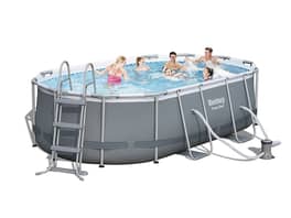 Bestway Power Steel Oval Wall Pool Set 4.24m x 2.5m x 1.0m