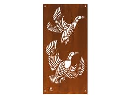 Strol SmartScreen Flying Ducks 600mm x 1200mm Corten Steel