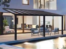 Palram Wall Mounted Patio Cover Stockholm 3.4m x 7.4m