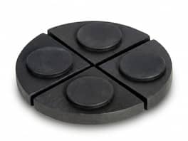 Planter Pot Feet Fiberstone - 4 Pack Black