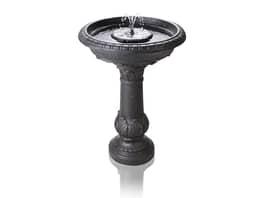 Victorian Solar Bird Bath with Pump & Lights