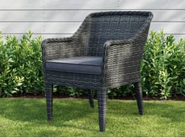 Sabi Rattan Outdoor Dining Chairs - Pair