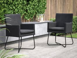Berg Outdoor Dining Chairs - Pair