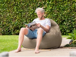 Outdoor Bean Bag Taupe XL