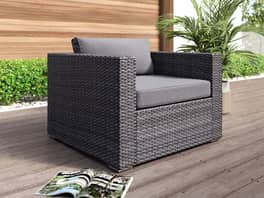 Sandpiper Rattan Armchair Dark