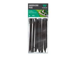 Garden Edging Pegs 260mm Black