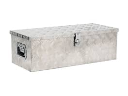 Aluminium Checker Plate Ute Toolbox 765mm