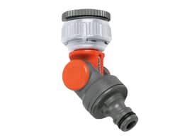 Gardena Angled Tap Connector 3/4" + 1" Thread