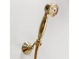 Shower Hand Held Wall Mount Kit Antique Brass