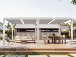 Louvre Roof System 6m x 4m White