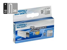 Rapid Mini Cable Staples 36/10 - Pack of 1000