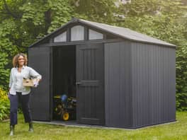 Keter Stronghold 10x8 Shed 3.04m x 2.43m Anthracite