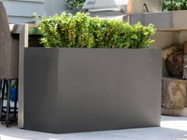 Delgada Fiberstone Planter Grey 252L
