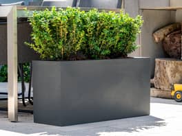 Delgada Fiberstone Planter Grey 92L