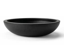 Plato Fiberstone Planter Black 100L