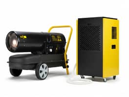 Workshop Combo Diesel Heater 50kW & Dehumidifier 90L