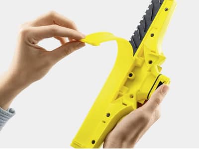 Wiseten Accessories For Kärcher Window Vacuum Cleaner WV6 WV 6 Plus WV7, 6 Pieces Microfibre Mop Covers And 4 Pieces Rubber Blade Puller Replacement Accessories For Kärcher WV6 WV 6 Plus WV7