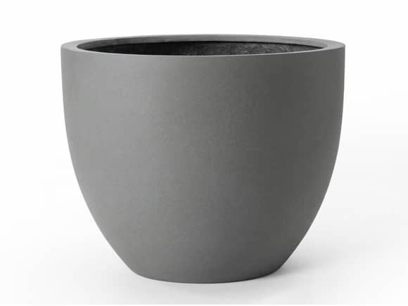 Huevo Fiberstone Planter Grey 100L