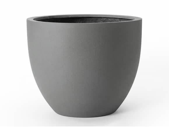 Huevo Fiberstone Planter Grey 60L