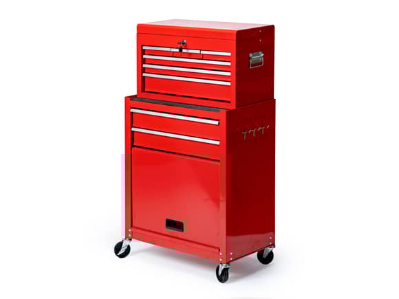 Tool Chest & Rolling Cabinet 8 Drawer Combo