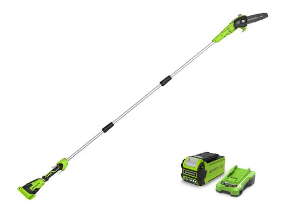 Greenworks 40V Pole Saw 8" 2.0Ah Kit