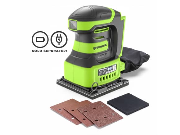 Greenworks 24V Quarter Sheet Sander Skin