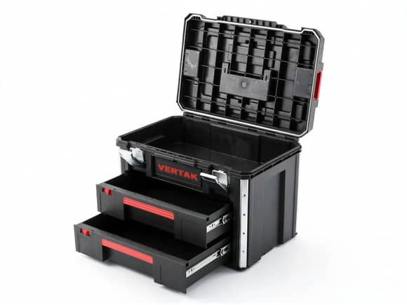 Multi Stack Tool Box Heavy Duty Two Drawer 32L