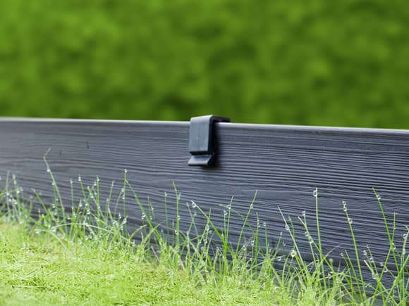Garden Edging Recycled 100mm x 10m Black