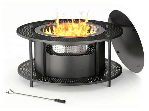 Smokeless Fire Pit Table 95cm