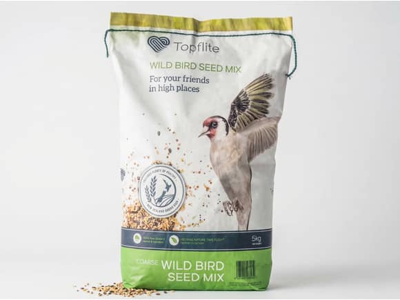 Topflite Wild Bird Feed Seed Mix Coarse 10kg