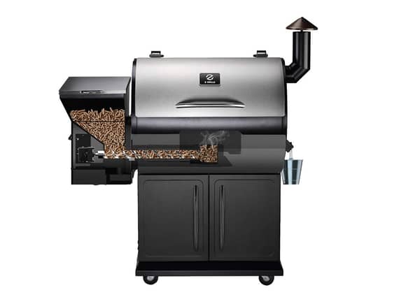 Z Grills 700D2E Wood Pellet Smoker & Grill BBQ with Cover