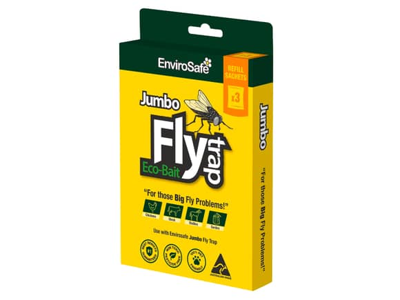 Envirosafe Fly Trap Jumbo Size Bait Refill 3 Pack