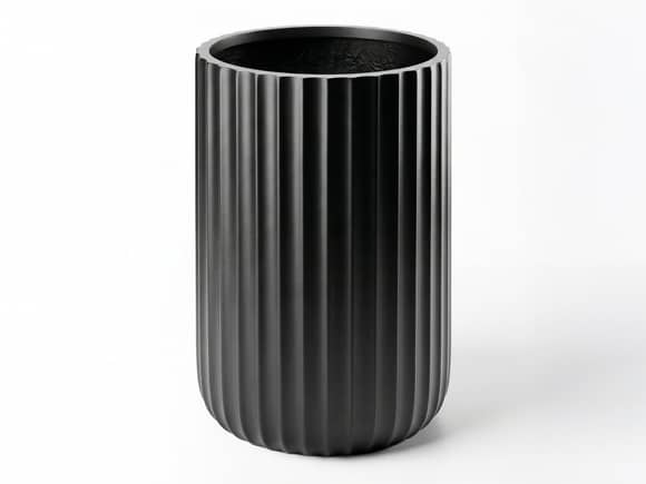 Linea Fiberstone Planter Black 30L