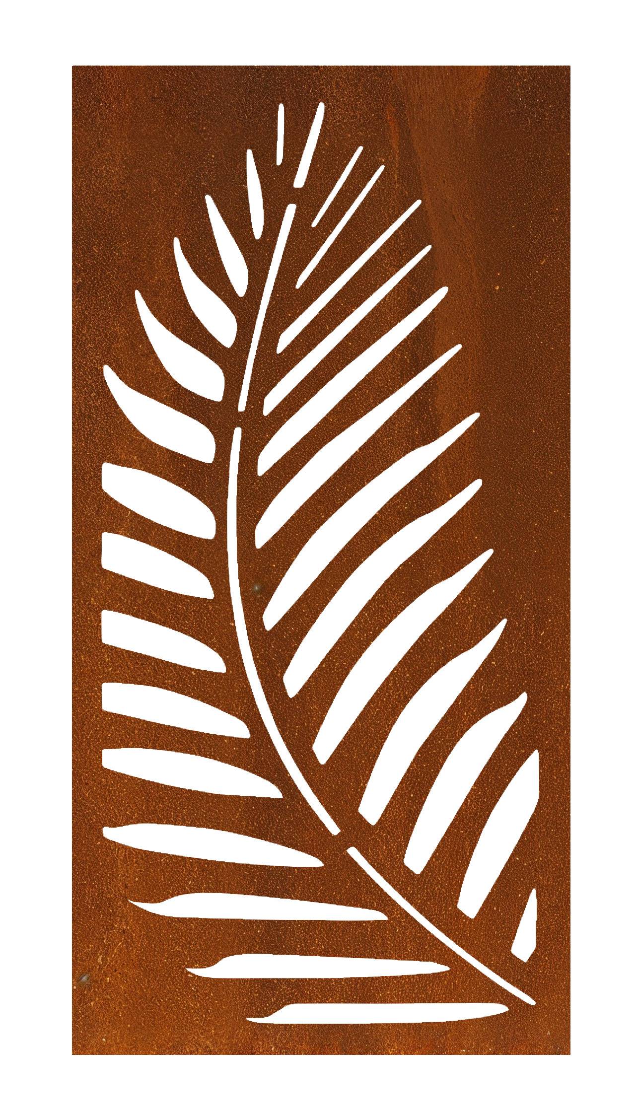 Strol SmartScreen Fern Corten Rust Steel 1800mm x 900mm - Privacy ...