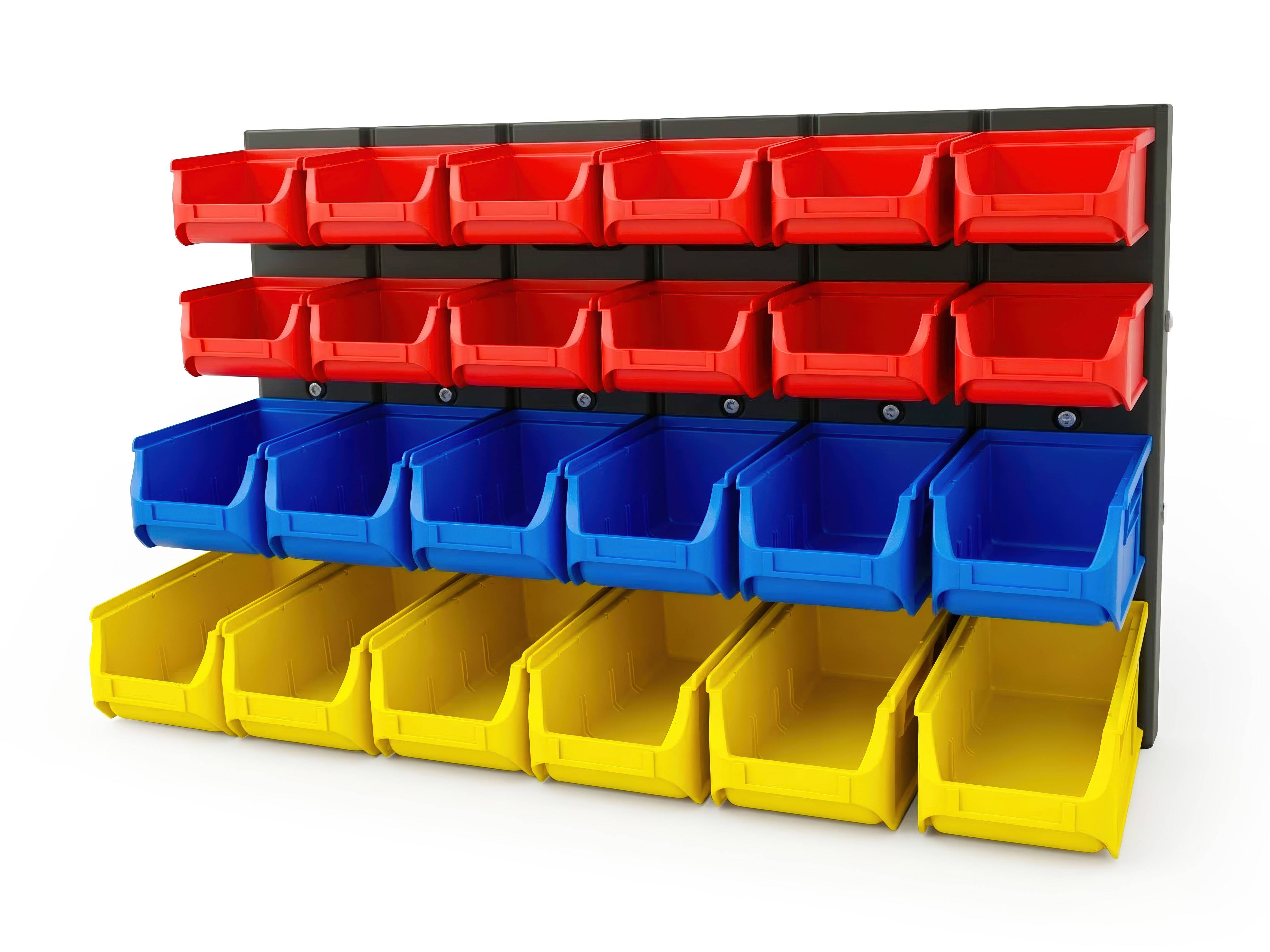 Parts Organiser Wall Rack 24 Bin