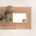 Piwakawaka & Baby Metal Bird Ornament - Corten Steel 7