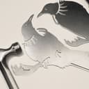 Tui Twosome Metal Bird Ornament - Corten Steel 2
