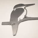 Kotare Metal Bird Ornament - Corten Steel 3