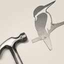 Kotare Metal Bird Ornament - Corten Steel 2