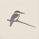 Kotare Metal Bird Ornament - Corten Steel 4